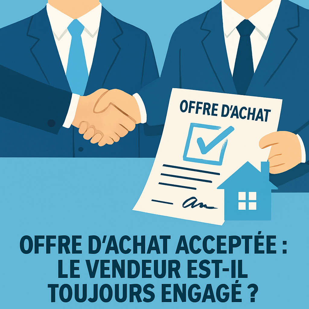 Lire la suite à propos de l’article OFFRE D’ACHAT ACCEPTÉE : LE VENDEUR EST-IL TOUJOURS ENGAGÉ ?